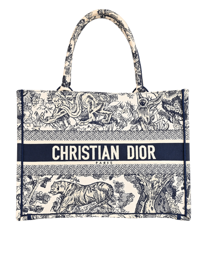 Medium Dior Book Tote, £1,700, Handbags, Beige/Blue, Canvas, Front view